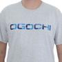 Imagem de Camiseta Masculina Ogochi Concept Slim Cinza Claro - 0065