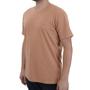 Imagem de Camiseta Masculina Ogochi Slim Marrom Ferrugem - 0064