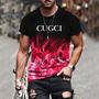 Imagem de Camiseta Masculina Oversized Vintage 3D - Estilo Harajuku Streetwear