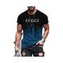 Imagem de Camiseta Masculina Oversized Vintage 3D - Estilo Harajuku Streetwear