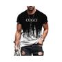 Imagem de Camiseta Masculina Oversized Vintage 3d Impressa Harajuku Streetwear Blusa Camisetas