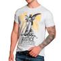 Imagem de Camiseta Masculina P Slim Fit Branca Justice Biotwo