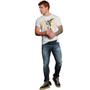 Imagem de Camiseta Masculina P Slim Fit Branca Justice Biotwo