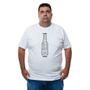 Imagem de Camiseta Masculina Plus Size Algodao Estampa Labirinto De Cerveja Com Abridor De Garrafa