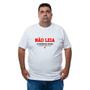 Imagem de Camiseta Masculina Plus Size Algodao Frase Engraçada Carnaval Com Abridor De Garrafa Integrado
