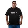 Imagem de Camiseta Masculina Plus Size Algodao Numeração Especial Moderna Com Abridor De Garrafas