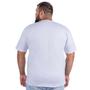 Imagem de Camiseta Masculina Plus Size  Kit 2 Pç Azul e Branco