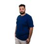 Imagem de Camiseta masculina Plus Size Lisa básica Algodão 