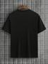 Imagem de Camiseta Masculina Preta 100% Algodão Butterfly Something Beautiful