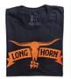 Imagem de Camiseta Masculina Preta Long Horn Laranja