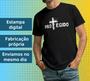 Imagem de Camiseta Masculina Preta Manga Curta Protegido Moda Evangélica Cristã Gospel