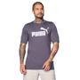 Imagem de Camiseta Masculina Puma Logo Tee Cinza