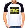 Imagem de Camiseta Masculina Raglan Branca Bike Bicicleta Ciclista 06