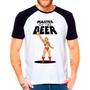 Imagem de Camiseta Masculina Raglan Branca Cerveja Beer Cervejeiro 05