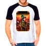 Imagem de Camiseta Masculina Raglan Branca Doom Games Jogos 01