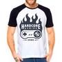 Imagem de Camiseta Masculina Raglan Branca Retrô Gamer Jogos 03