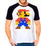 Imagem de Camiseta Masculina Raglan Branca Super Mario 14