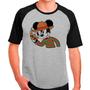 Imagem de Camiseta Masculina Raglan Cinza Desenho Mickey 02