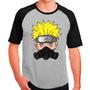 Imagem de Camiseta Masculina Raglan Cinza Desenho Naruto Anime 10