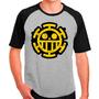 Imagem de Camiseta Masculina Raglan Cinza Desenho One Pieces 11