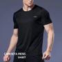 Imagem de Camiseta Masculina Respirável de Secagem Rápida - Tamanhos G, XG e XXG - Cores Preto e Branco