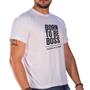 Imagem de Camiseta Masculina Sandro Clothing Born To Be Boss Branca