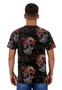 Imagem de Camiseta Masculina Skull Flower Preta Top