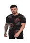 Imagem de Camiseta Masculina Skull Flower Preta Top