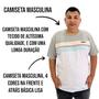 Imagem de Camiseta Masculina Tamanho Grande Plus Size Gola Redonda