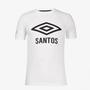 Imagem de Camiseta Masculina Umbro Santos Graphic Fan 2022 - Branco