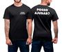 Imagem de Camiseta Masculina Uniforme Equipe Posso Ajudar Staff Apoio Frente E Costa