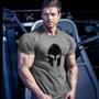 Imagem de Camiseta Masculina Vintage 3D - Padrão de Capacete de Guerreiro - Casual e Esportiva