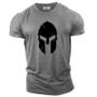 Imagem de Camiseta Masculina Vintage 3D - Padrão de Capacete de Guerreiro - Casual e Esportiva