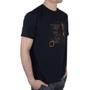 Imagem de Camiseta Masculina Voorth MC Preta - 5603A