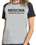 Imagem de Camiseta medicina 5 anos pra ouvir graças a deus faculdade