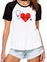 Imagem de Camiseta medicina enfermagem love coração camisa curso facul