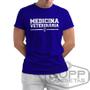 Imagem de Camiseta Medicina Veterinária Camisa Veterinário Faculdade Curso Med Vet 100% Algodão