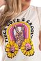 Imagem de Camiseta Meia Malha Estonada Peace&Love Off White