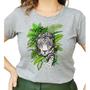 Imagem de Camiseta Mescla T Shirt Feminina Onca folhagem