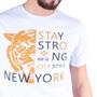 Imagem de Camiseta Mister Fish Estampado Stay Strong Ney York City