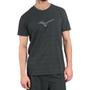 Imagem de Camiseta Mizuno Lifestyle Mescla Cinza e Grafite - Masculino