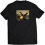 Imagem de Camiseta Mona Lisa Dab Camisa Divertida Engraçada Arte