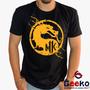 Imagem de Camiseta Mortal Kombat 100% Algodão MK Geeko