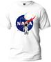 Imagem de Camiseta Nasa Astronauta Masculina e Feminina 100% Algodão Primeira Linha Gola Redonda