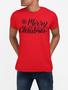 Imagem de Camiseta Natal Masculina Feminina Merry Christmas - Vermelha