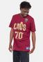 Imagem de Camiseta NBA City Number Cleveland Cavaliers Bordô Rust