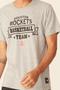 Imagem de Camiseta NBA Estampada Houston Rockets Casual Cinza Mescla