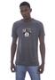 Imagem de Camiseta NBA Estampada Vinil Brooklyn Nets Casual Cinza Mescla Escuro
