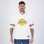 Imagem de Camiseta NBA Football Los Angeles Lakers Off White