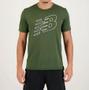 Imagem de Camiseta New Balance Accelerate Print - masculino - verde+branco